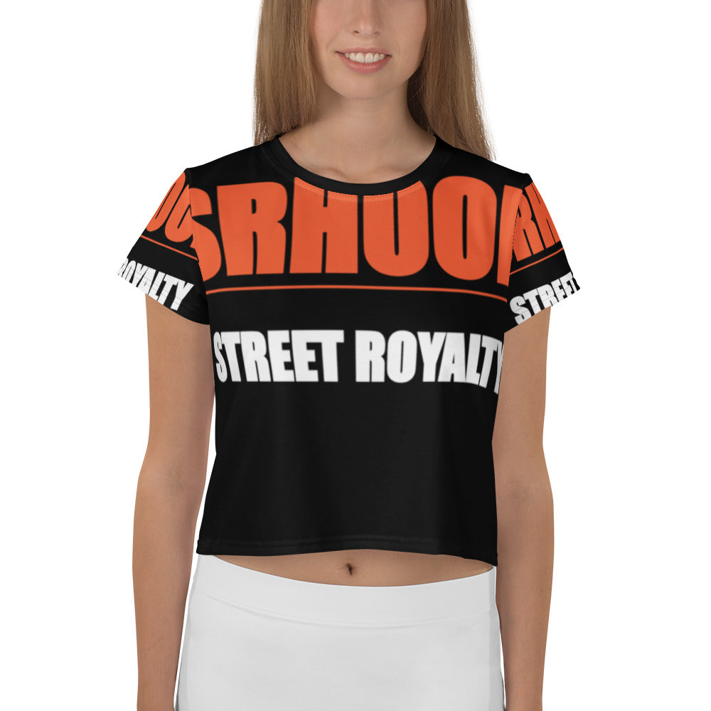 SRHOOD | Crop Tee All-Over Mujer — Street Royalty