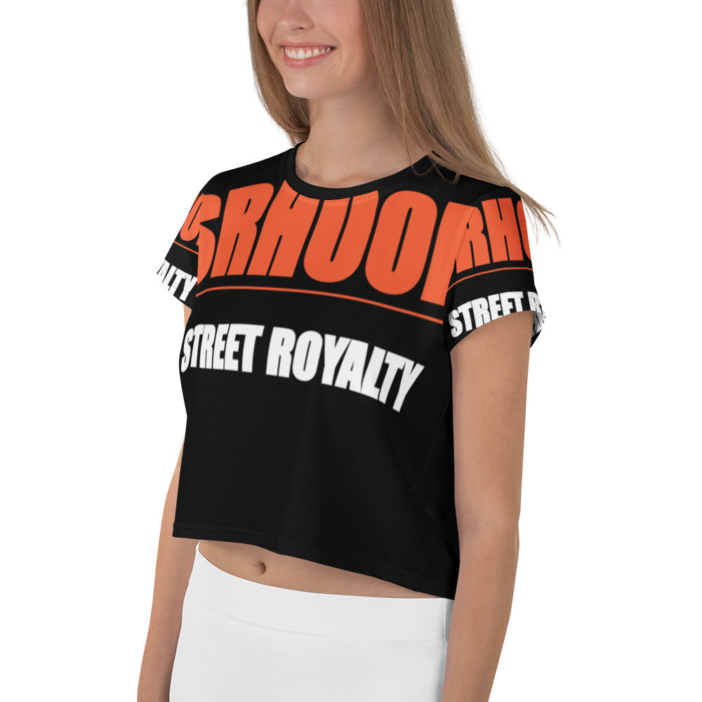 SRHOOD | Crop Tee All-Over Mujer — Street Royalty