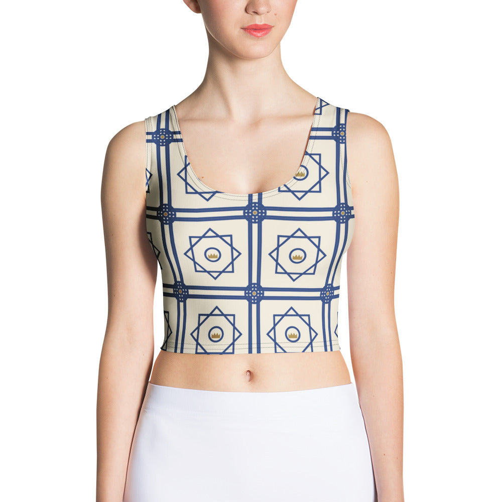 Crop Top Integral Azulejo, segunda vista