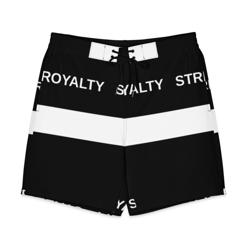 Street Royalty | Board Shorts Hombre — Stripes Negro