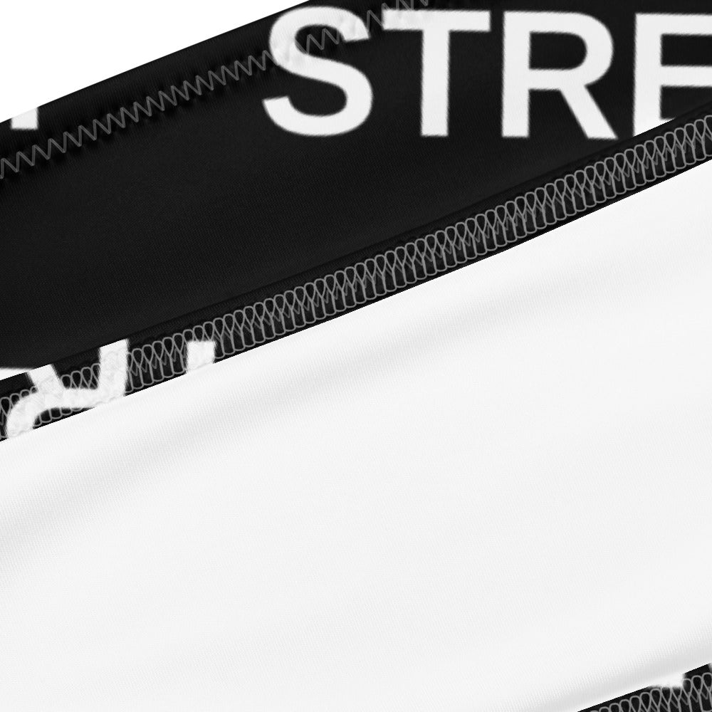 Street Royalty | Bikini Bandeau — Diagonal Negro