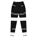 Street Royalty | Leggings Crossover con Bolsillos — Stripes Negro