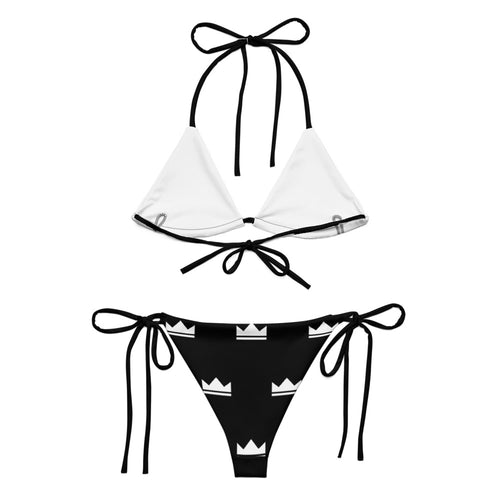 Street Royalty | Bikini String — Crown Monogram Negro