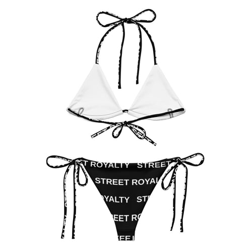 Street Royalty | Bikini String — Wordmark Negro
