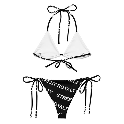 Street Royalty | Bikini String — Diagonal Negro