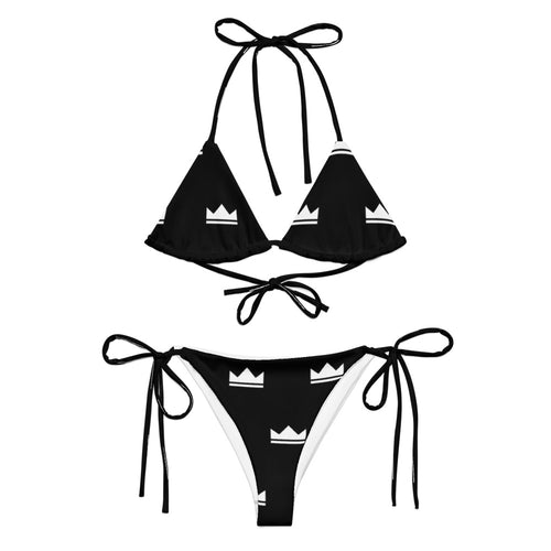 Street Royalty | Bikini String — Crown Monogram Negro