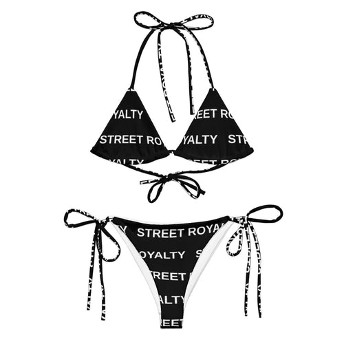 Street Royalty | Bikini String — Wordmark Negro