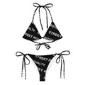 Street Royalty | Bikini String — Diagonal Negro