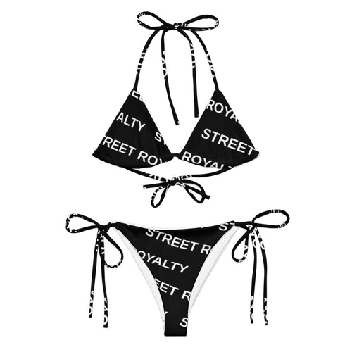 Street Royalty | Bikini String — Diagonal Negro