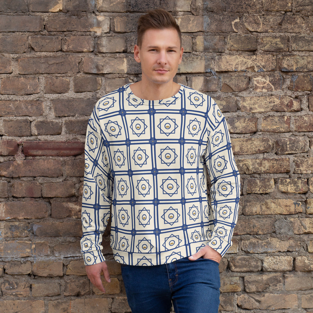 Sudadera Integral Azulejo, cuarta vista
