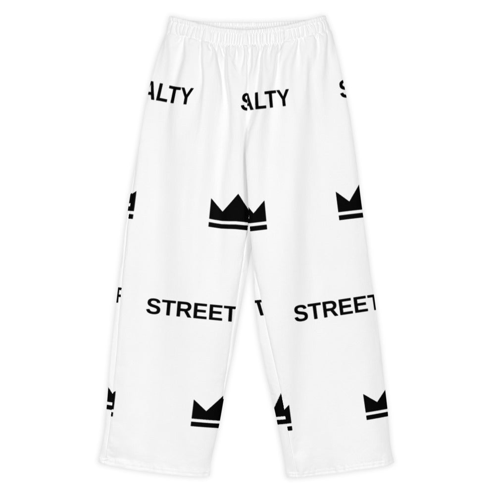 Street Royalty | Pantalón Wide-Leg Algodón — Royal Mix Blanco
