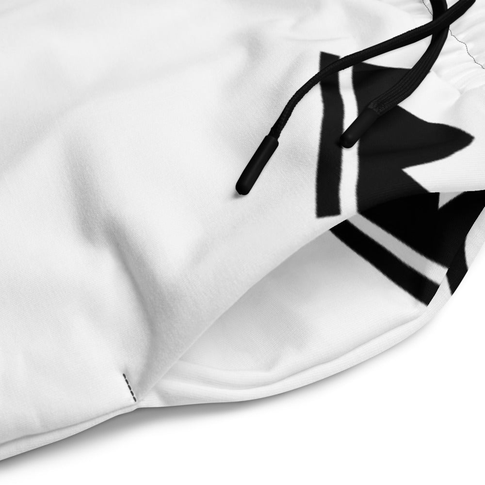 Street Royalty | Joggers Wide-Leg Mujer — Scatter Blanco