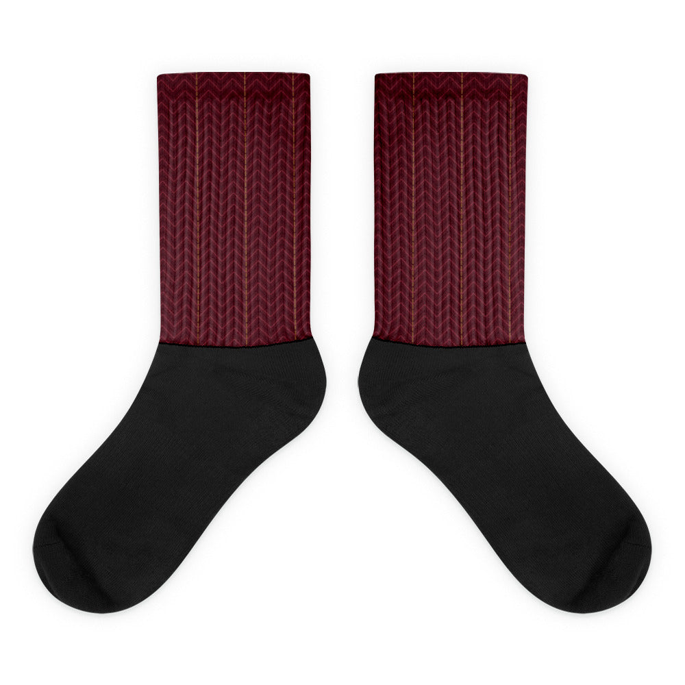Calcetines Espiga Real — vista plana