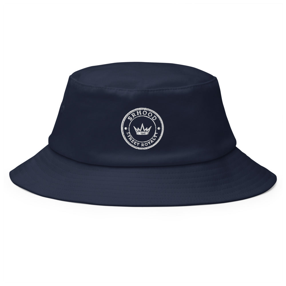 Bucket Hat Sello Circular bordado color navy, Street Royalty Hood