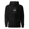 Hoodie negro Street Royalty Hood con emblema Cifra Real: monograma SR coronado y laurel