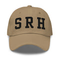 Gorra Street Royalty SRH Varsity Caqui bordada, vista frontal