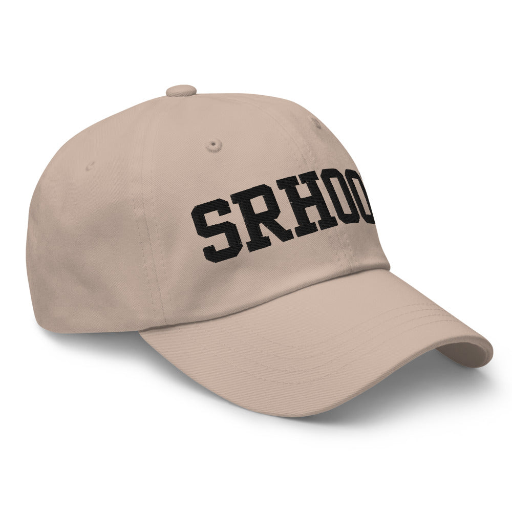Gorra Wordmark bordada en piedra, vista lateral