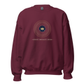Sudadera Guilloché Real burdeos con rosetón grabado en oro y crema