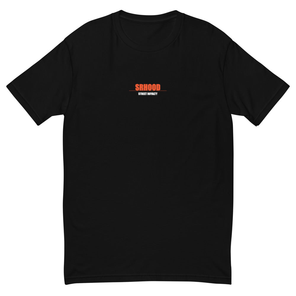 SRHOOD | Camiseta Fitted Hombre Negra — Street Royalty