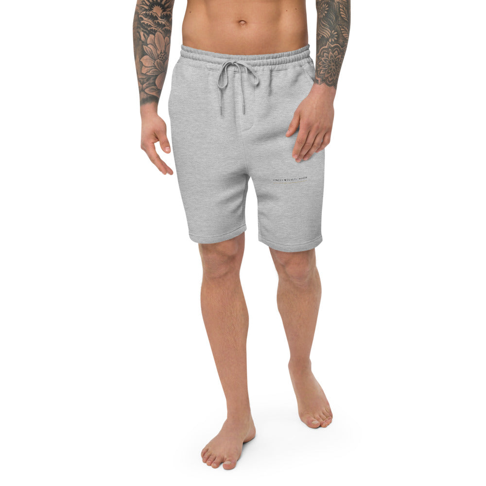 Street Royalty | Shorts Wide Lockup — Gris Jaspeado vista frontal