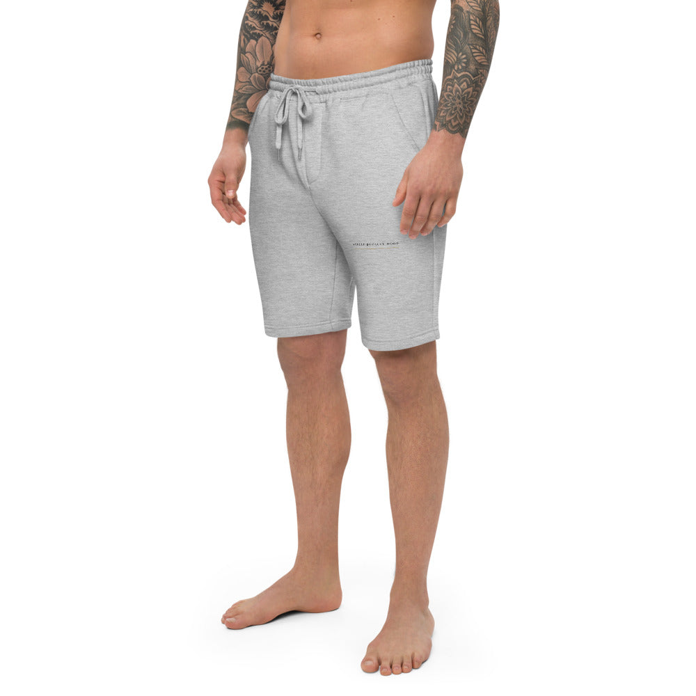 Street Royalty | Shorts Wide Lockup — Gris Jaspeado detalle estampado