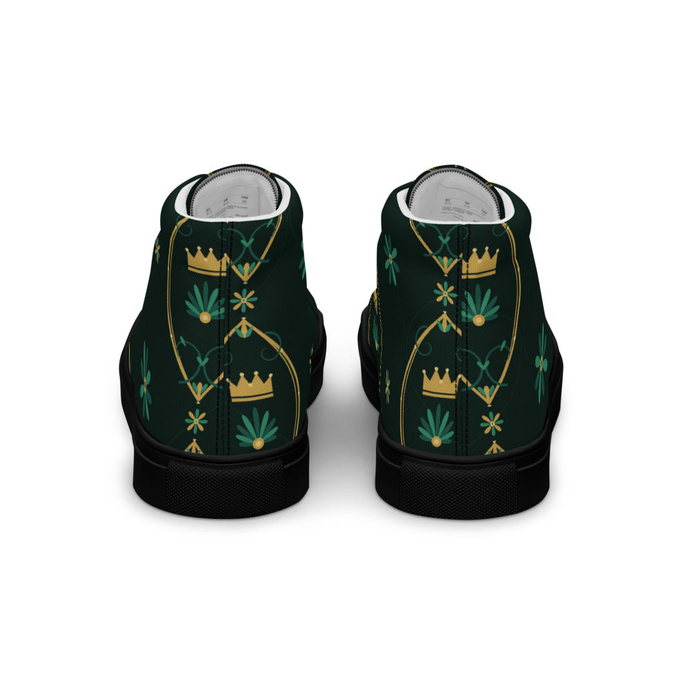 Zapatillas Altas Damasco Hombre — trasera