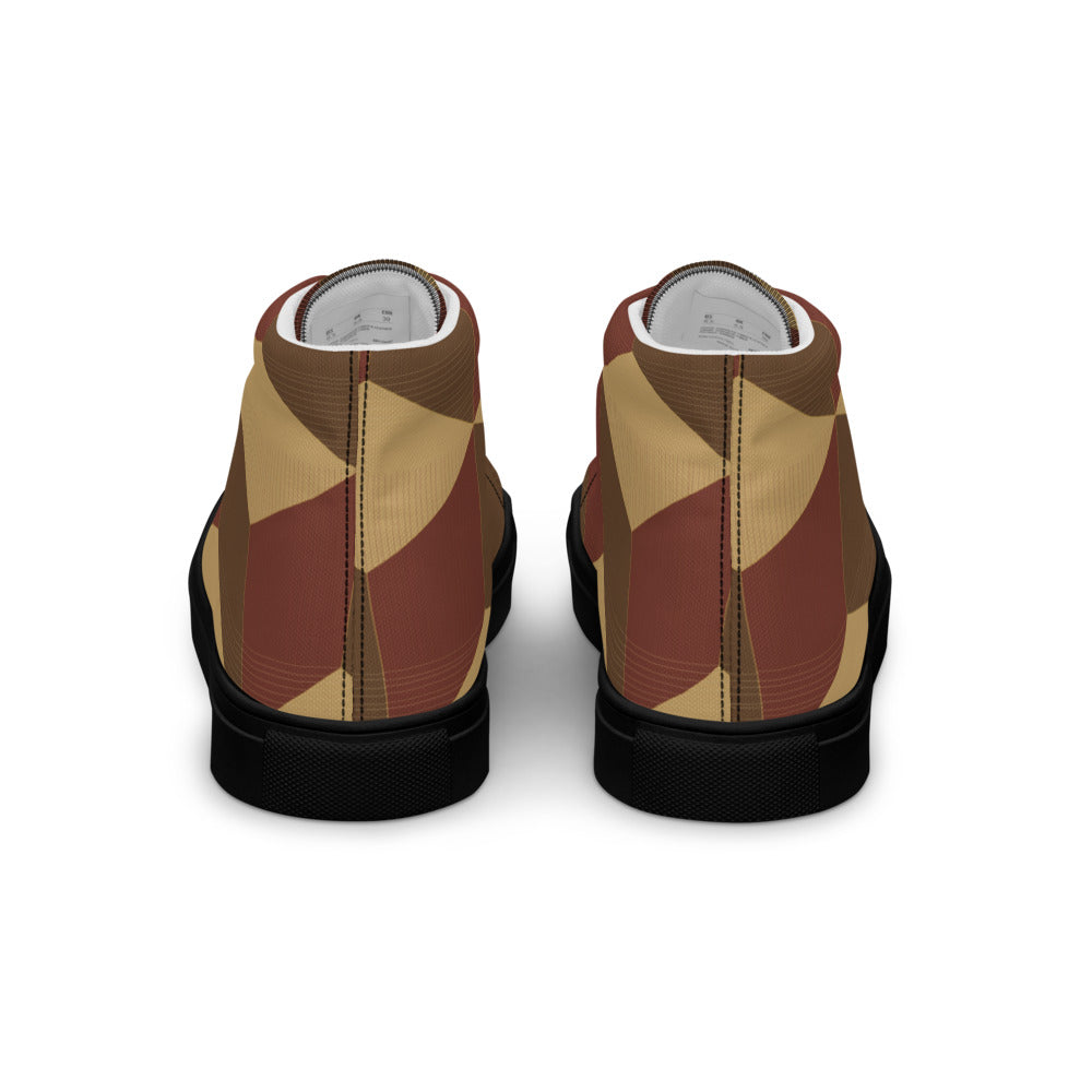 Vista trasera zapatillas altas Marquetería
