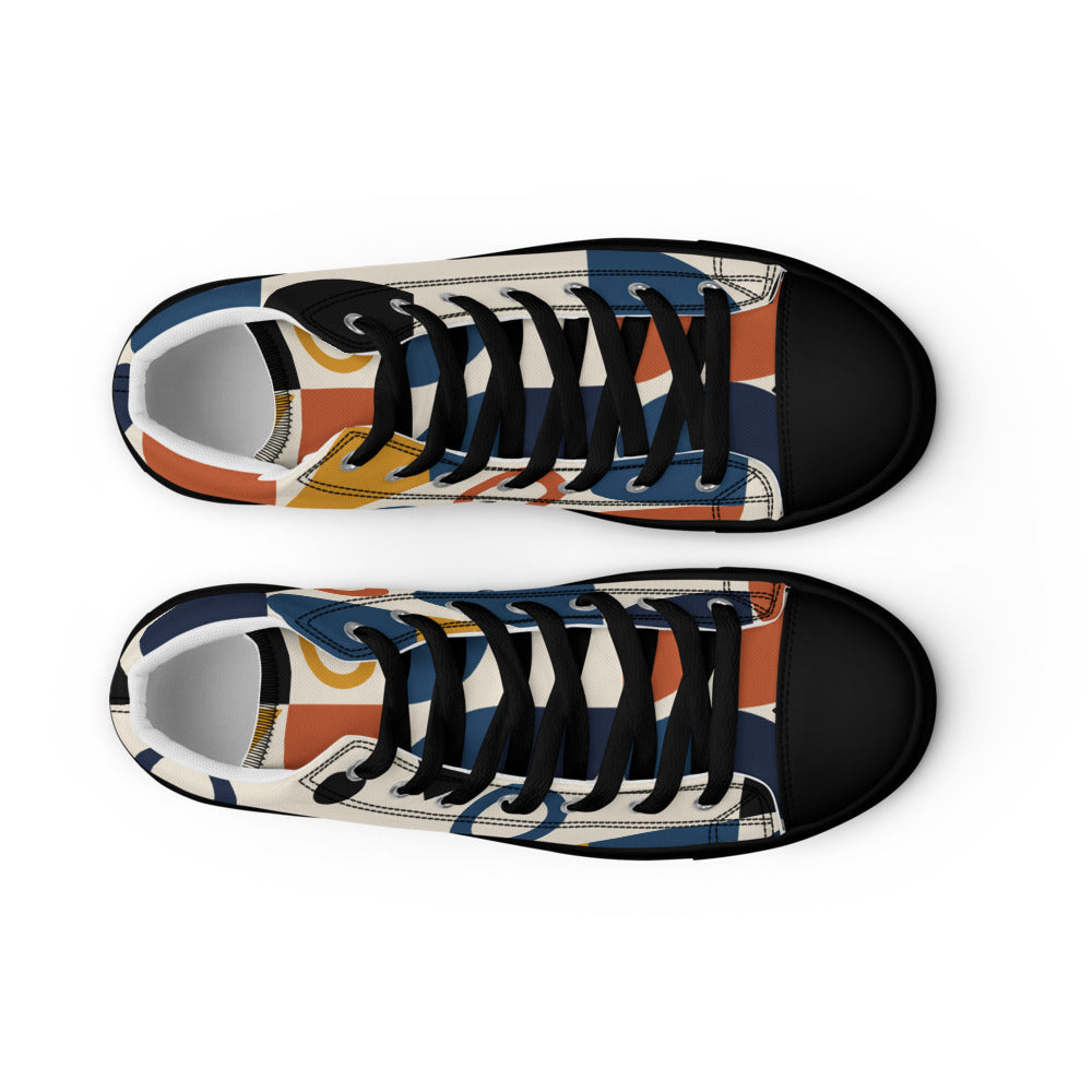 Zapatillas Altas Retícula — lengüeta con retícula