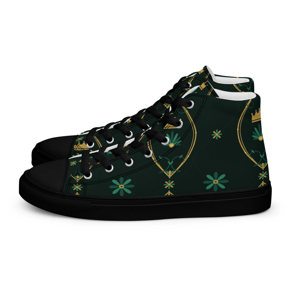 Zapatillas Altas Damasco Hombre — lateral exterior