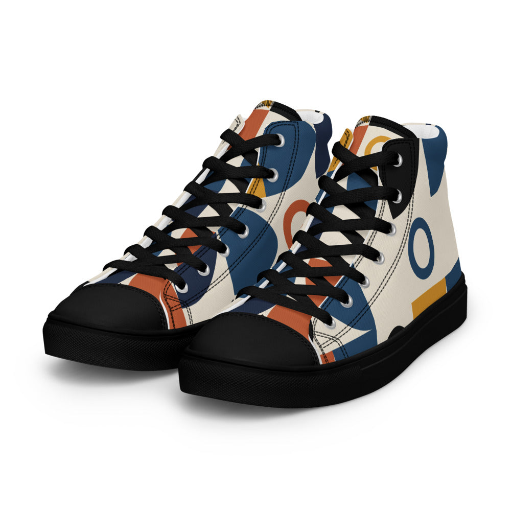 Zapatillas Altas Retícula — tres cuartos frontal