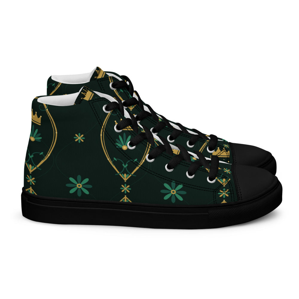 Zapatillas Altas Damasco Hombre — lateral derecho