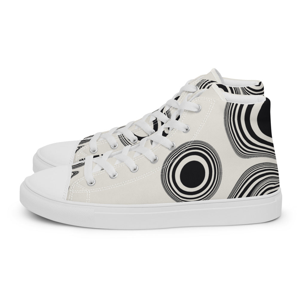Zapatillas altas suminagashi — lateral