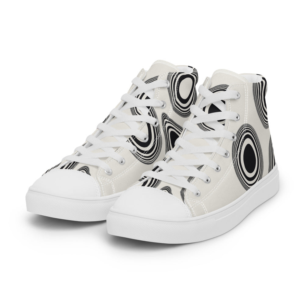 Zapatillas altas suminagashi — tres cuartos