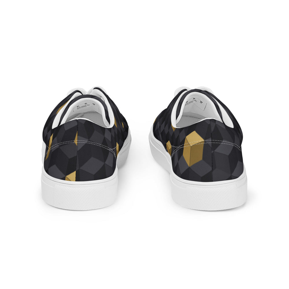 Zapatillas Lona Isométrica hombre — vista trasera