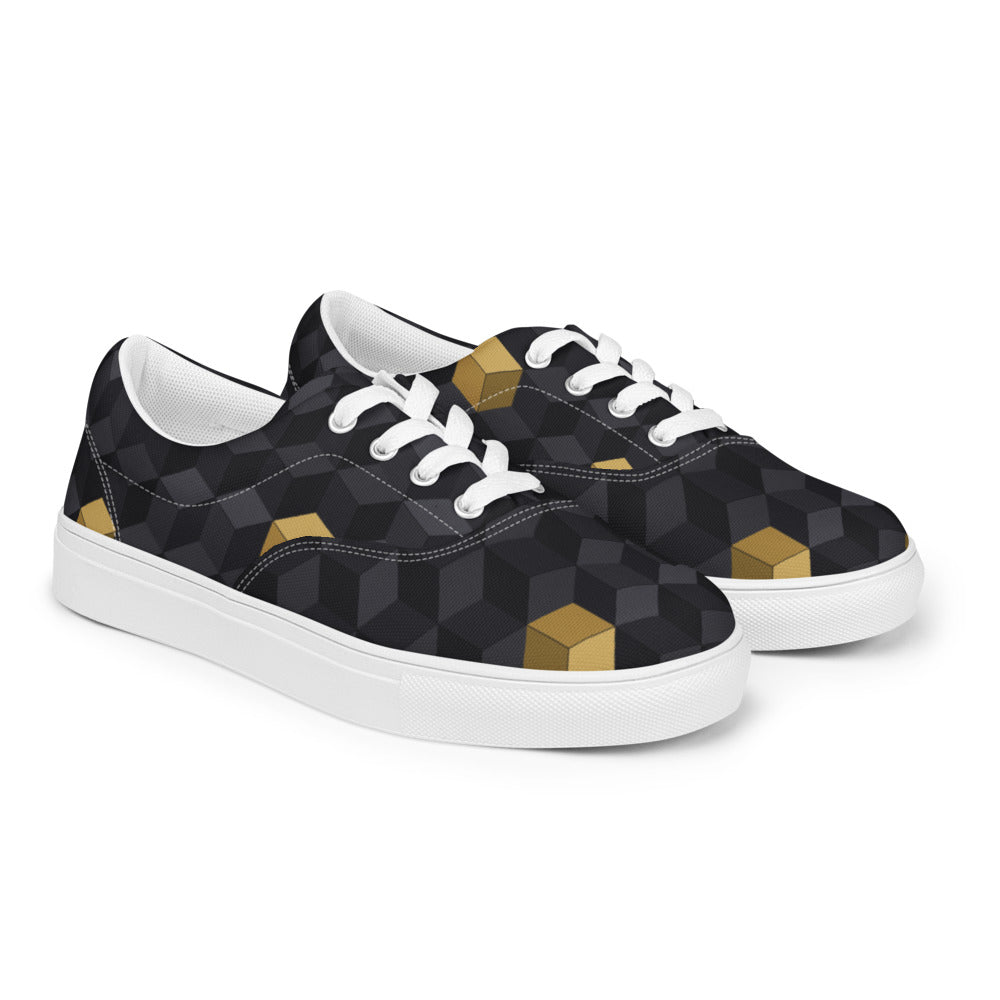 Zapatillas Lona Isométrica hombre — vista frontal derecha