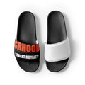 Street Royalty Slides Hombre Heritage Stripe Gris Jaspeado vista frontal