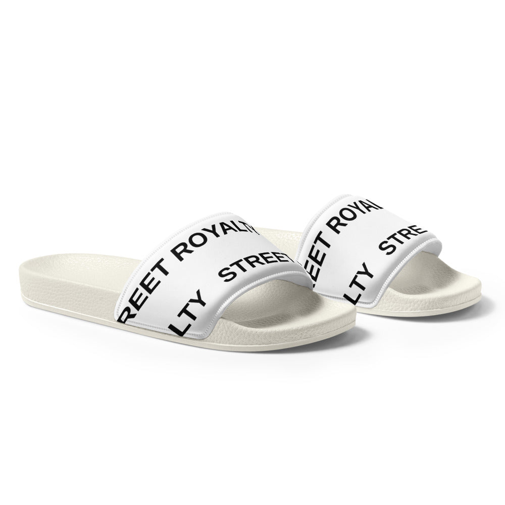 Street Royalty | Slides Hombre — Wordmark Blancas