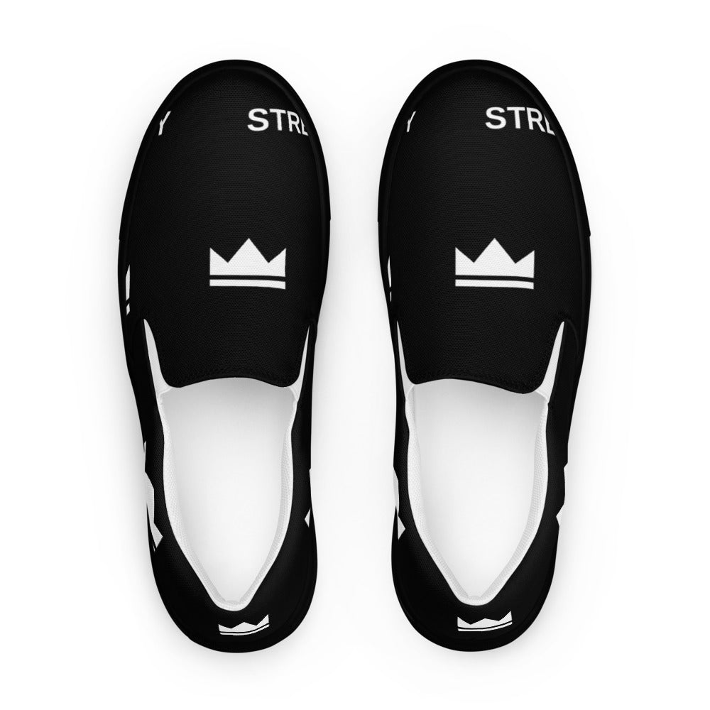 Street Royalty | Zapatillas Slip-On Hombre — Royal Mix Negras