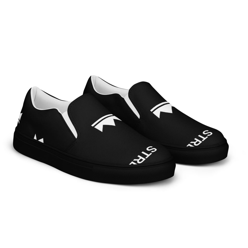 Street Royalty | Zapatillas Slip-On Hombre — Royal Mix Negras