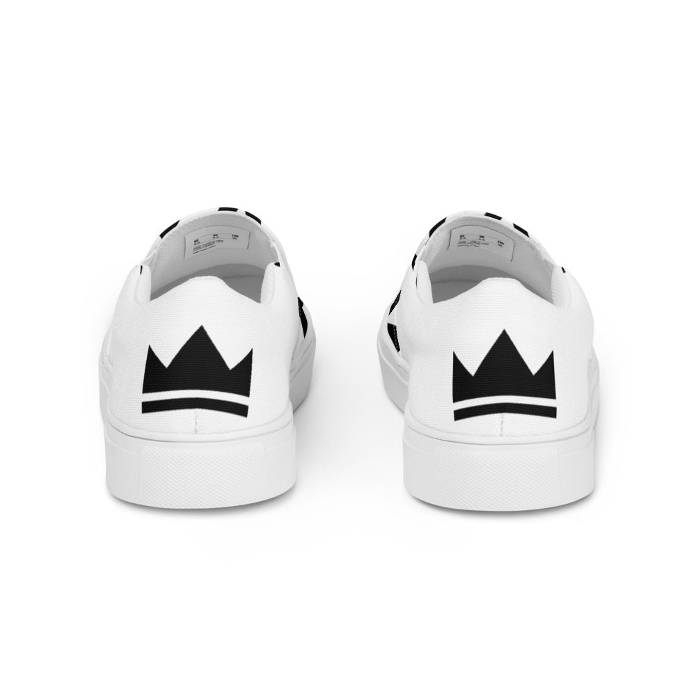 Street Royalty | Zapatillas Slip-On Hombre — Statement Blancas