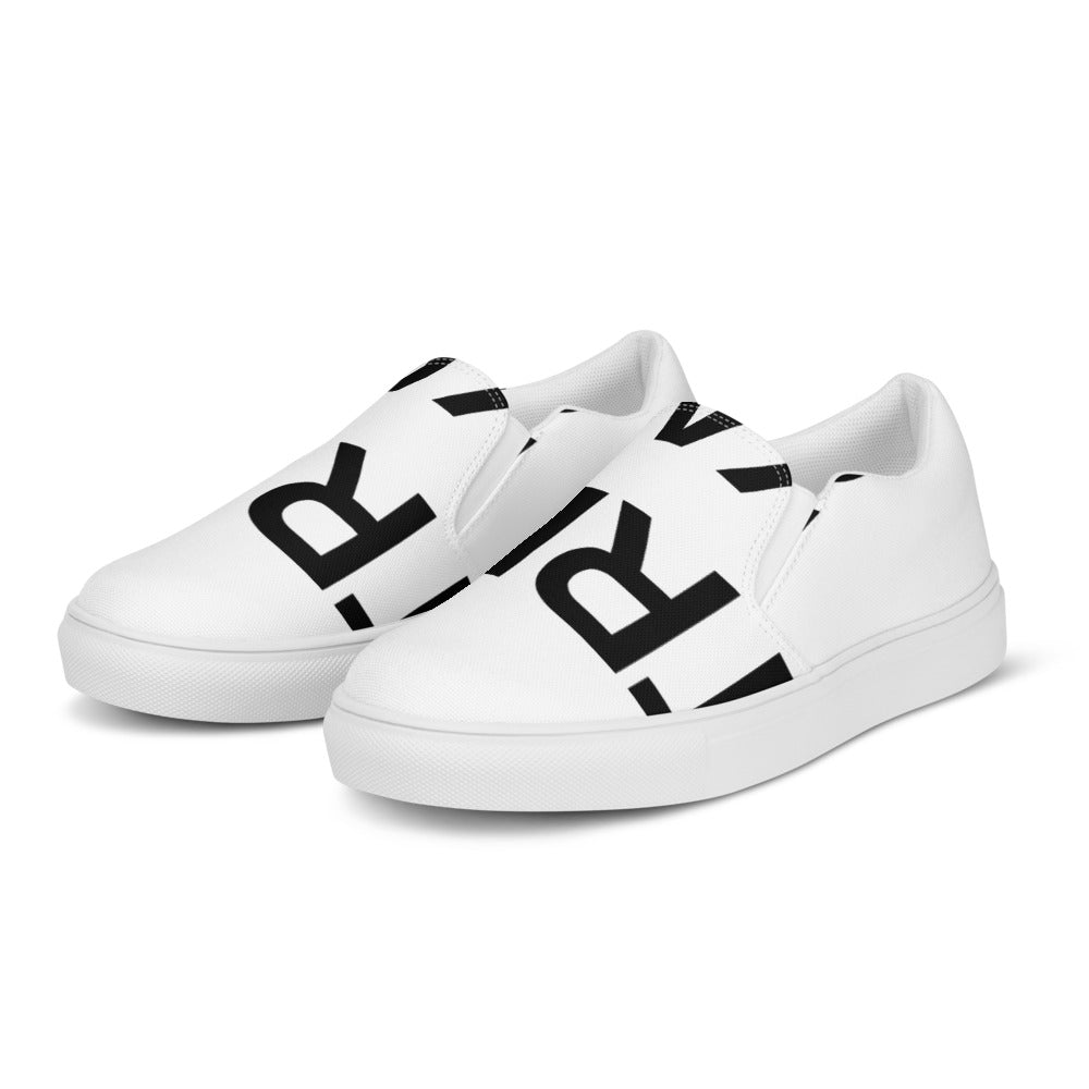 Street Royalty | Zapatillas Slip-On Hombre — Statement Blancas