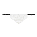 Bandana negra para mascotas Street Royalty con diseño Corona SRH