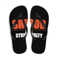 Street Royalty Chanclas Unisex Heritage Stripe Gris Jaspeado vista superior