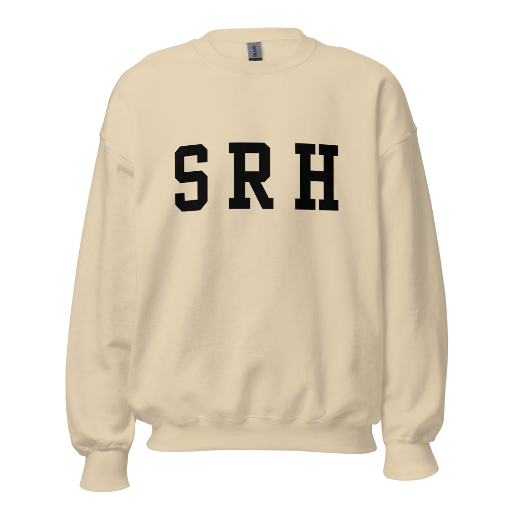 Sudadera SRH Varsity arena, vista frontal, pecho central