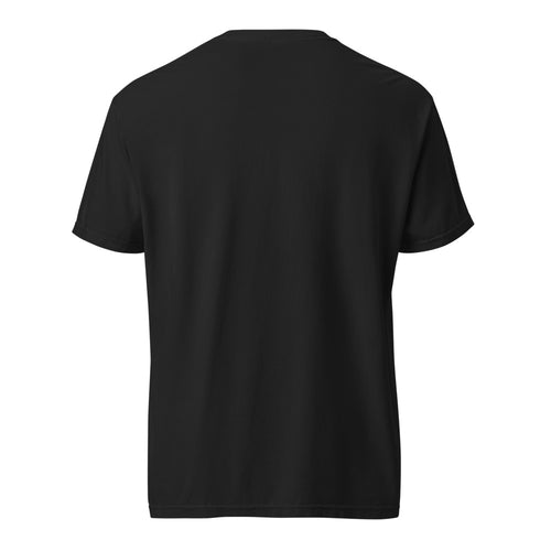 Camiseta heavyweight vintage negra SRHOOD vista trasera