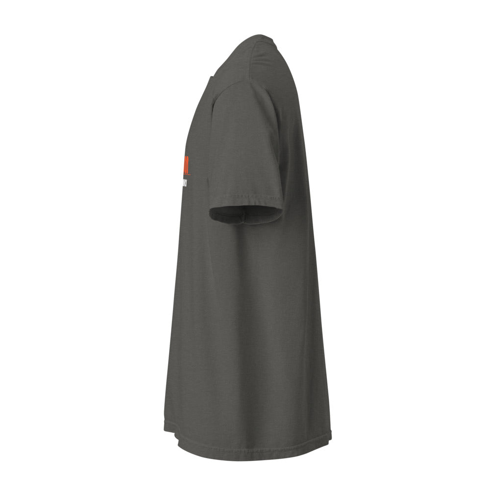 SRHOOD | Camiseta Garment-Dyed Heavyweight Gris Pimienta — Street Royalty