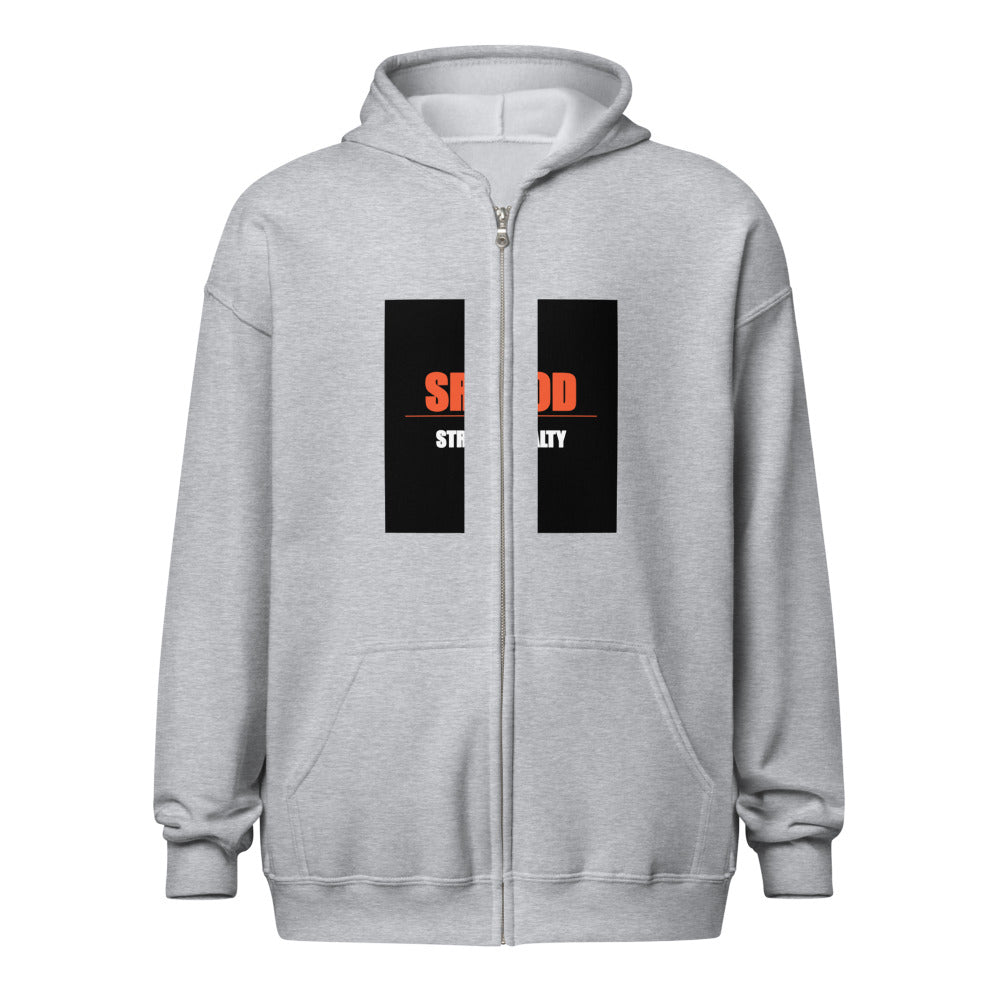 SRHOOD | Sudadera Cremallera Gris — Street Royalty