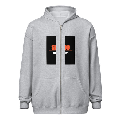 SRHOOD | Sudadera Cremallera Gris — Street Royalty