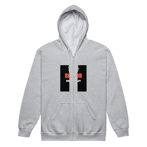 SRHOOD | Sudadera Cremallera Gris — Street Royalty
