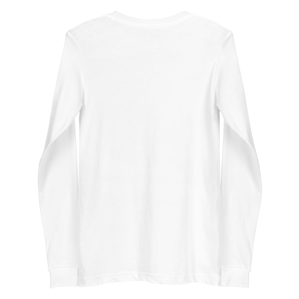 Camiseta manga larga suminagashi blanca — espalda